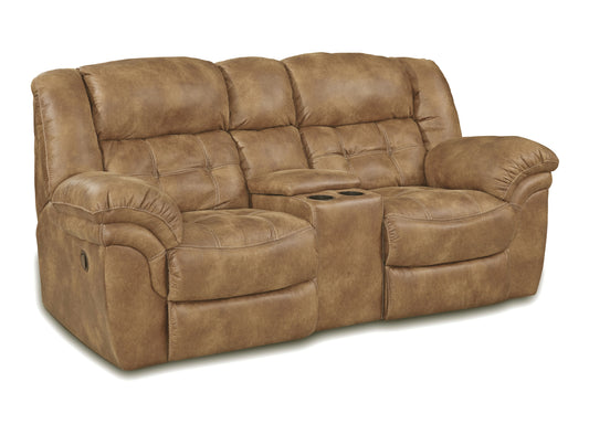 129 Frontier Reclining Console Loveseat