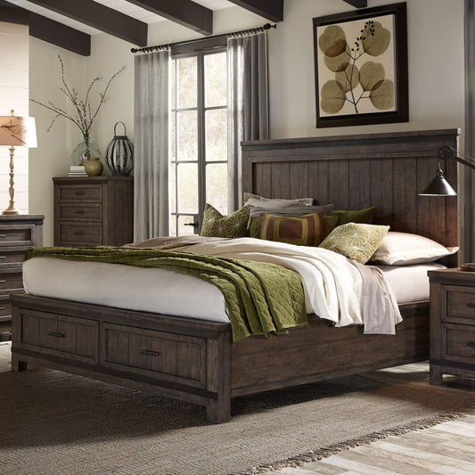 King Storage Bed