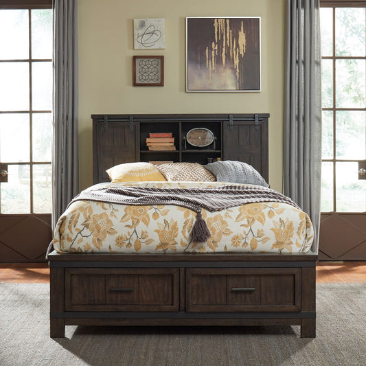 King Bookcase Bed