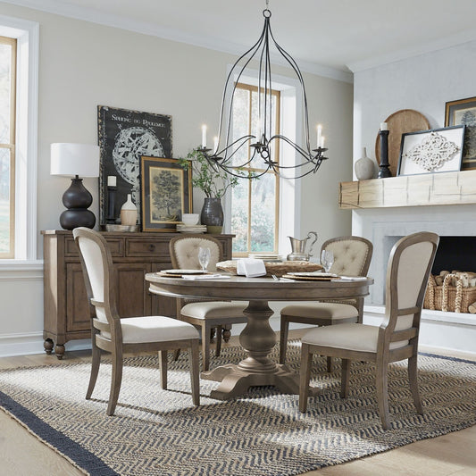 Optional 5 Piece Pedestal Table Set