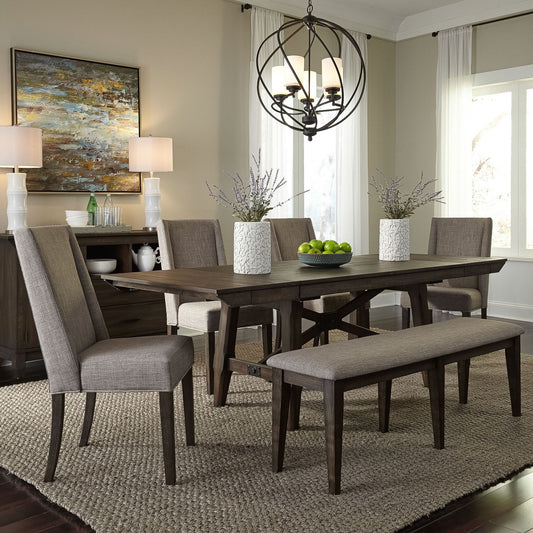 Optional 6 Piece Trestle Table Set
