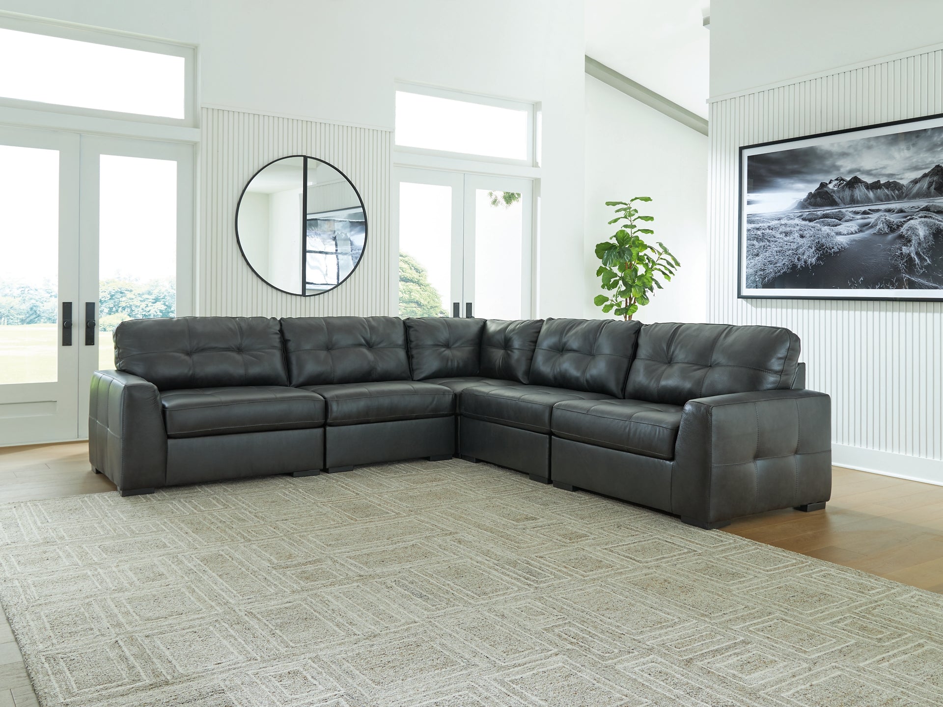 Brindley Pier 5-Piece Sectional – Akins Furniture, image size:1920x1440