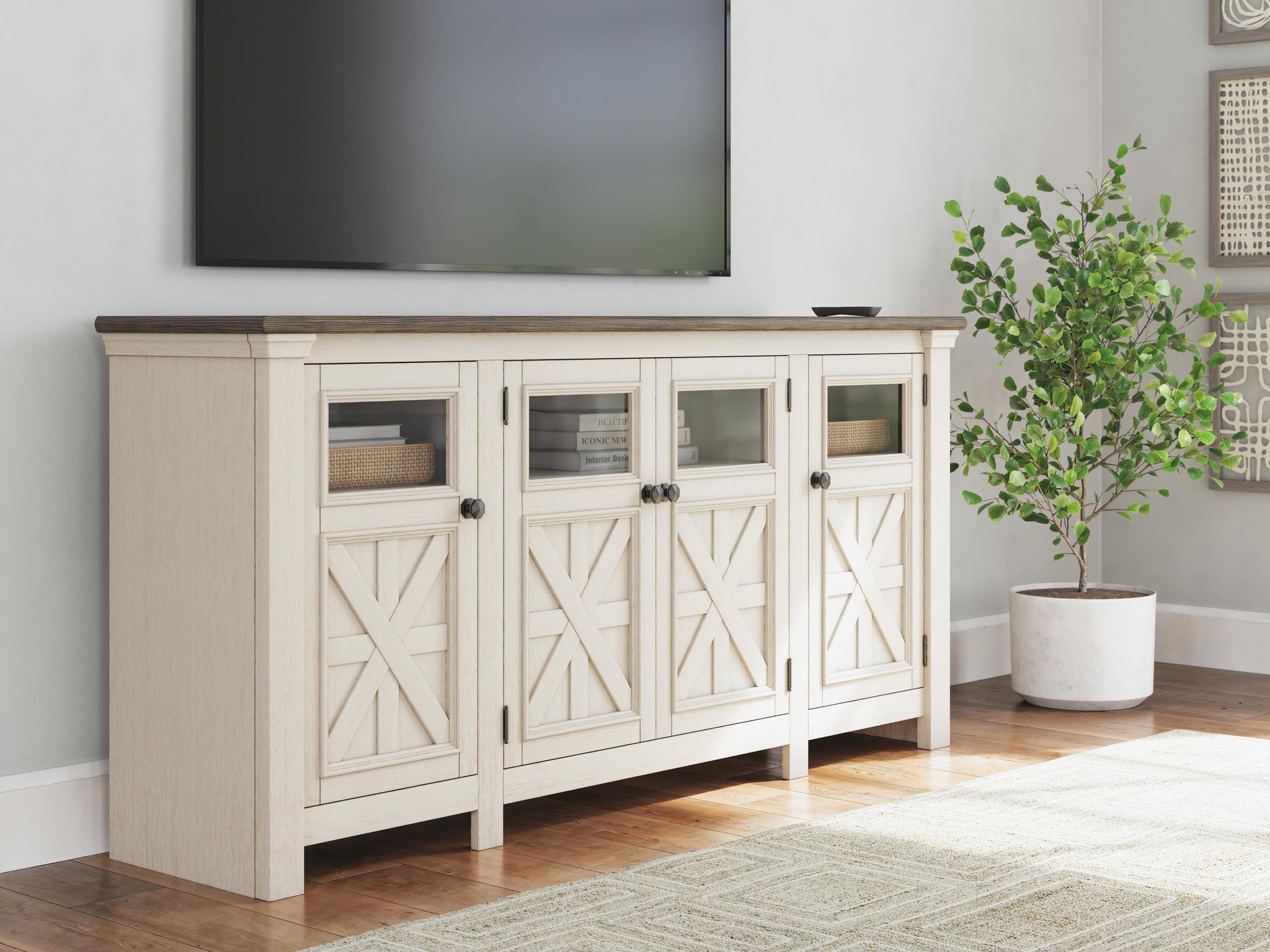 Bolanburg Extra Large TV Stand – Akins Furniture