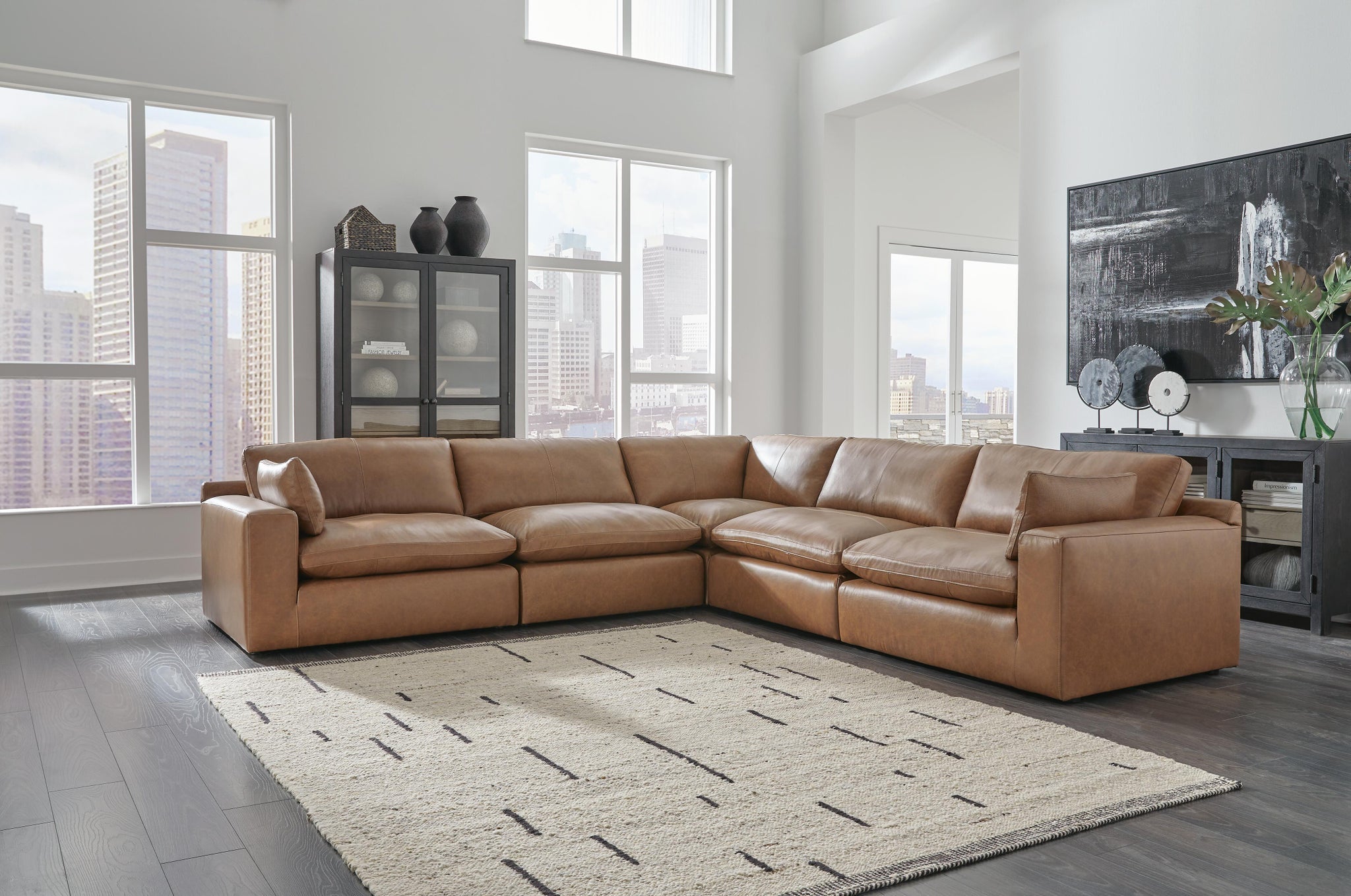 Emilia 5-Piece Sectional – Akins Furniture