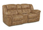 129 Frontier Reclining Console Loveseat