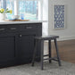 24 Inch Sawhorse Counter Stool - Slate