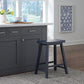 24 Inch Sawhorse Counter Stool- Navy
