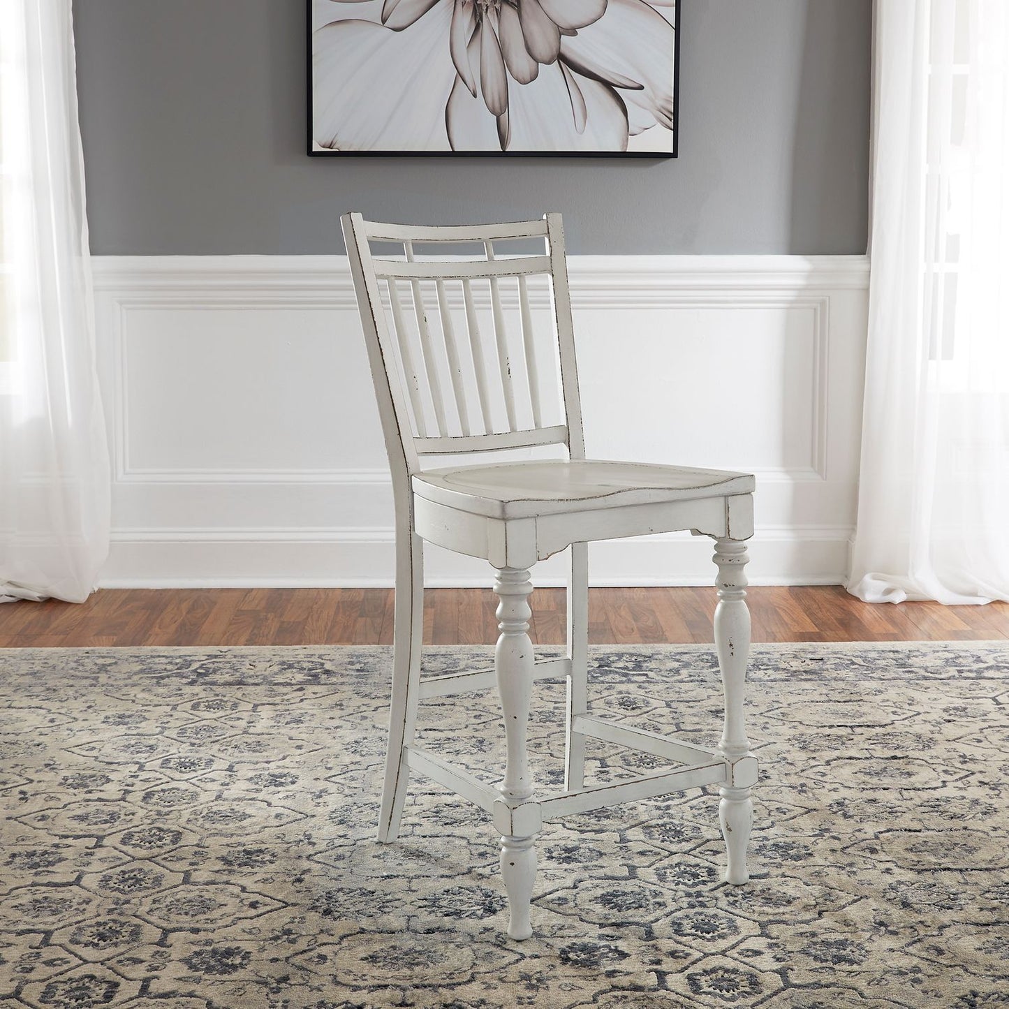 Spindle Back Counter Chair (RTA)