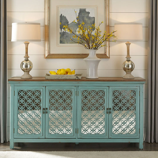 4 Door Accent Cabinet