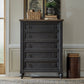 5 Drawer Chest - Black