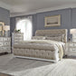 King Uph Sleigh Bed, Dresser & Mirror, Chest, Night Stand