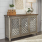 3 Door Accent Cabinet