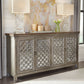 4 Door Accent Cabinet