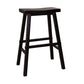 30 Inch Sawhorse Barstool - Black (RTA)