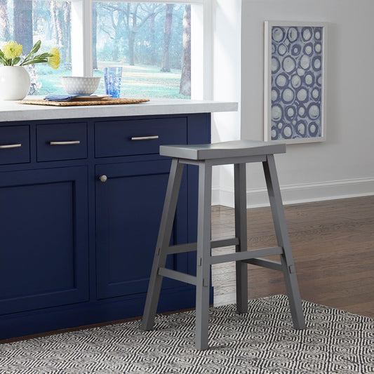 30 Inch Sawhorse Stool- Gray