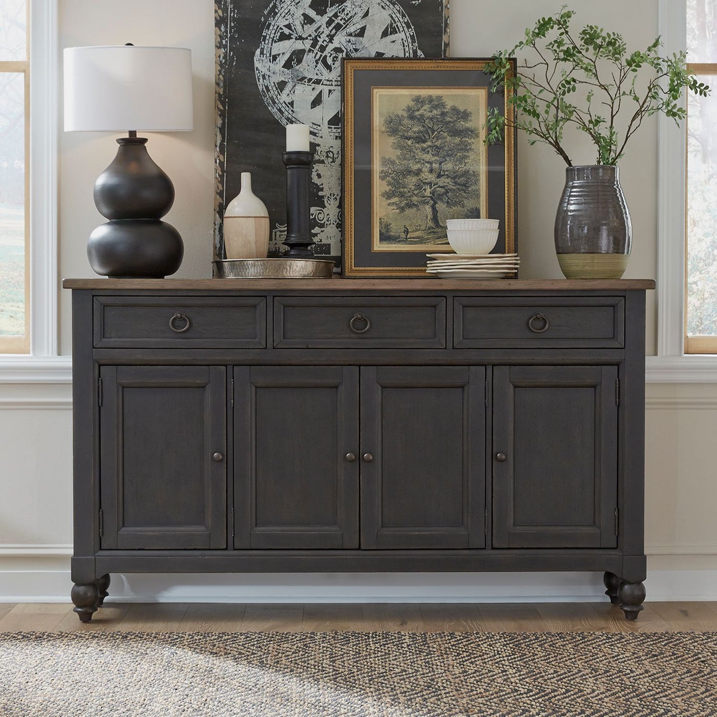 Hall Buffet- Black