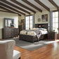 Queen Bookcase Bed, Dresser & Mirror, Chest, Night Stand