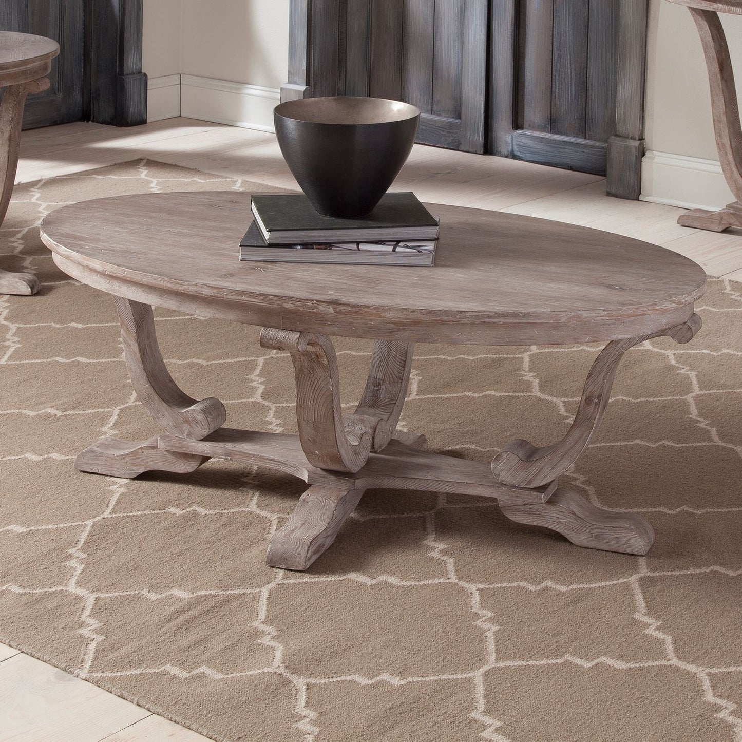 Oval Cocktail Table