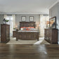 King California Panel Bed, Dresser & Mirror, Chest, Night Stand