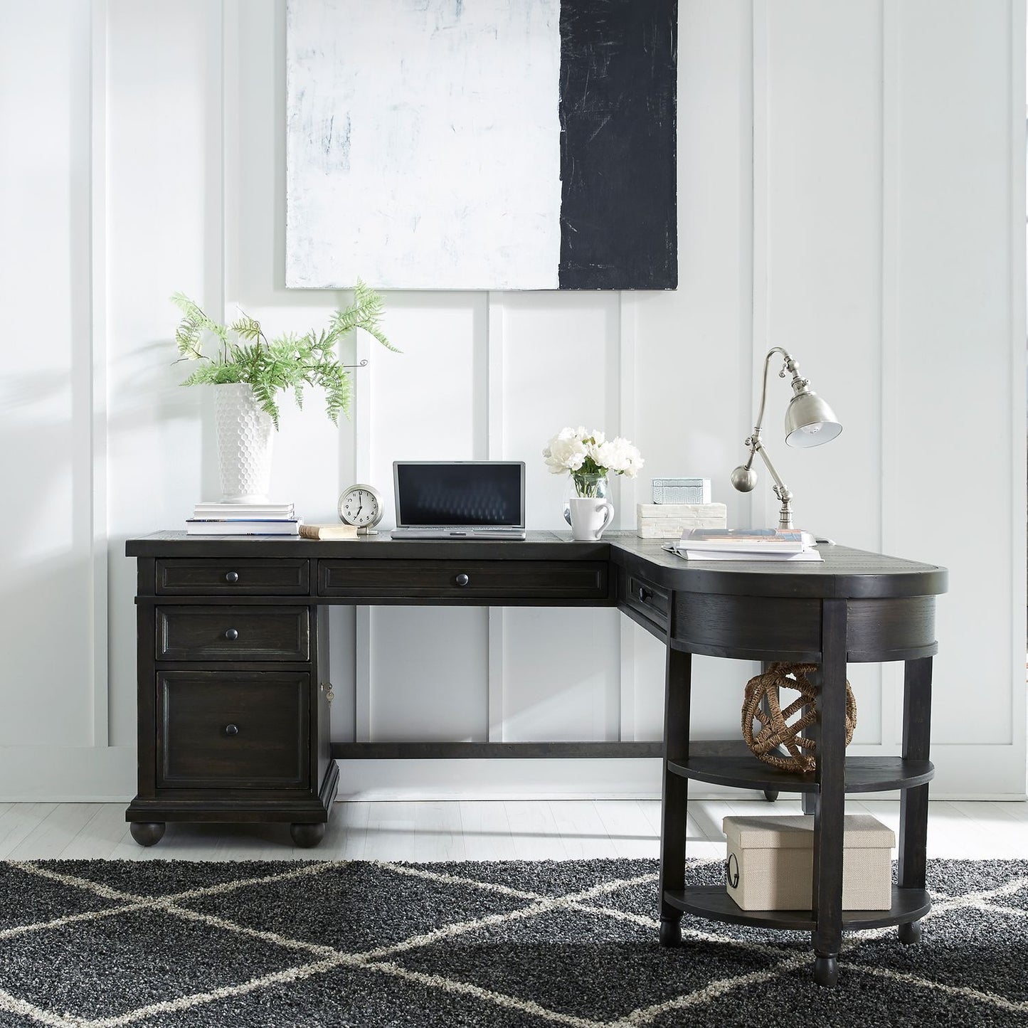Opt L Shaped Desk Set