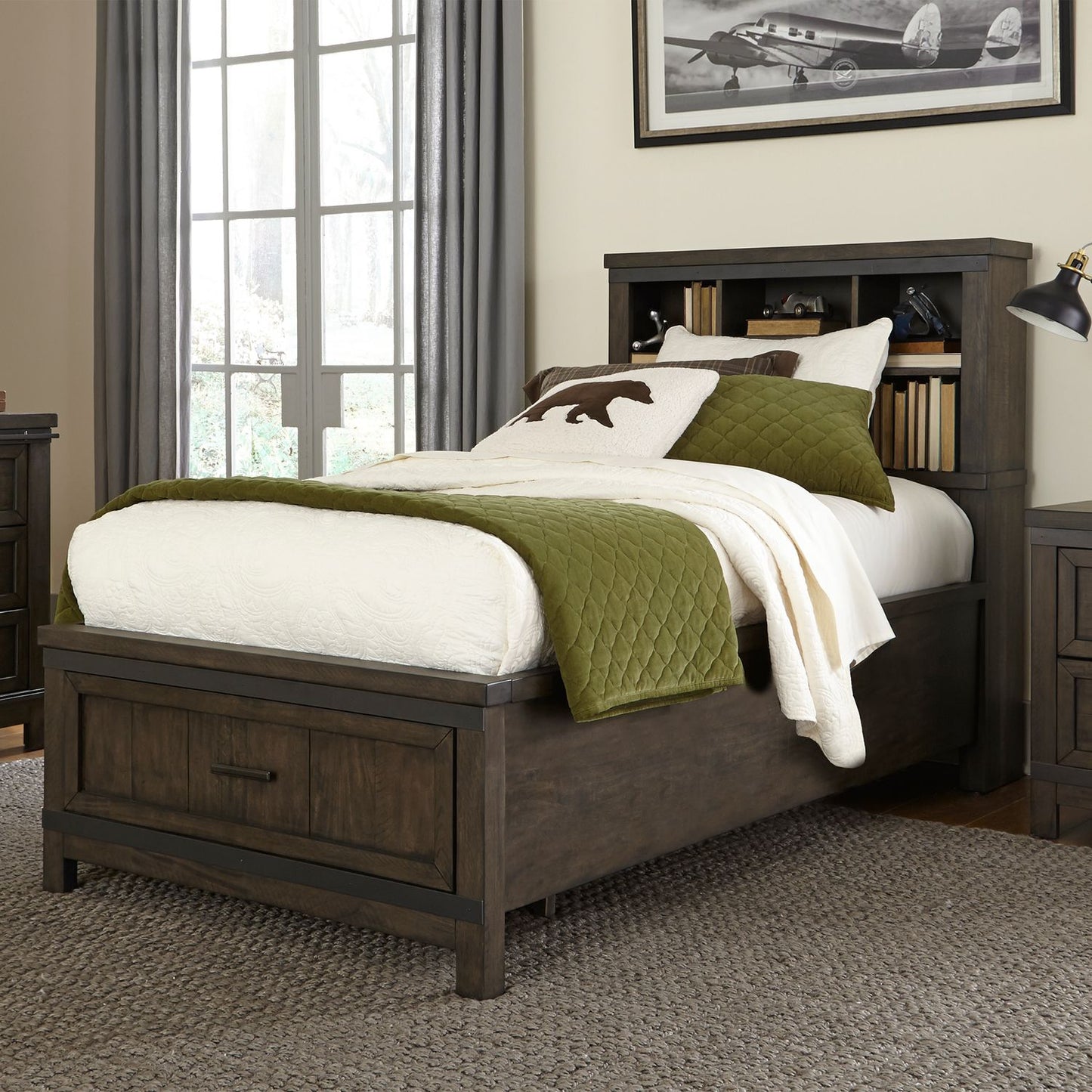Full Bookcase Bed