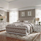 King Uph Sleigh Bed, Dresser & Mirror, Night Stand