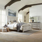 King Panel Bed, Dresser & Mirror