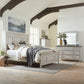Queen Panel Bed, Dresser & Mirror, Chest