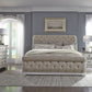 King Uph Sleigh Bed, Dresser & Mirror, Night Stand