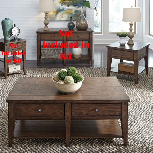 3 Piece Set (1-Cocktail 2-End Tables)