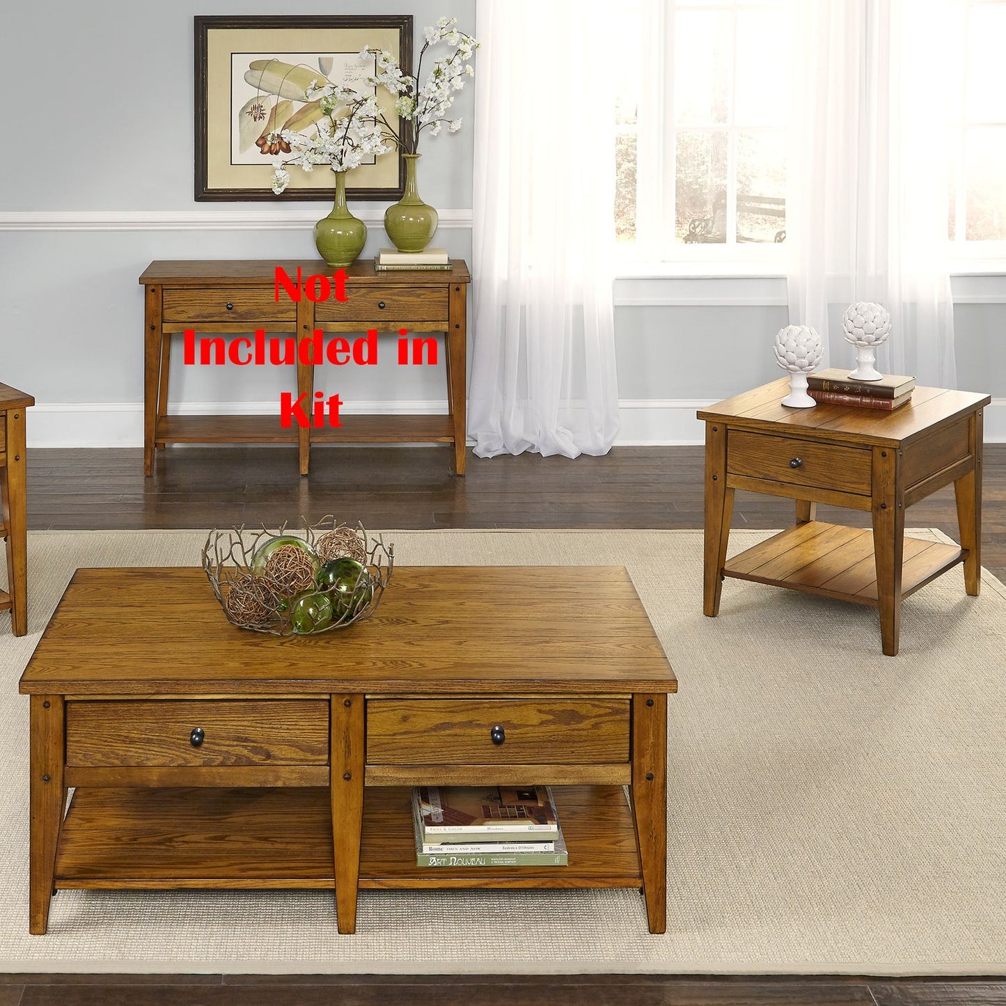3 Piece Set (1-Cocktail 2-End Tables)