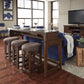 4 Piece Console Set (1-Console 3-Stools)