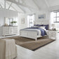 Queen Panel Bed, Dresser & Mirror, Night Stand