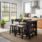 5 Piece Counter Set - Black