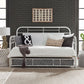 Twin Metal Trundle - Antique White