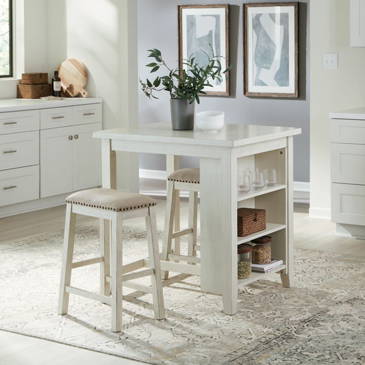 3 Piece Counter Set - White
