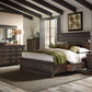 Queen Two Sided Storage Bed, Dresser & Mirror
