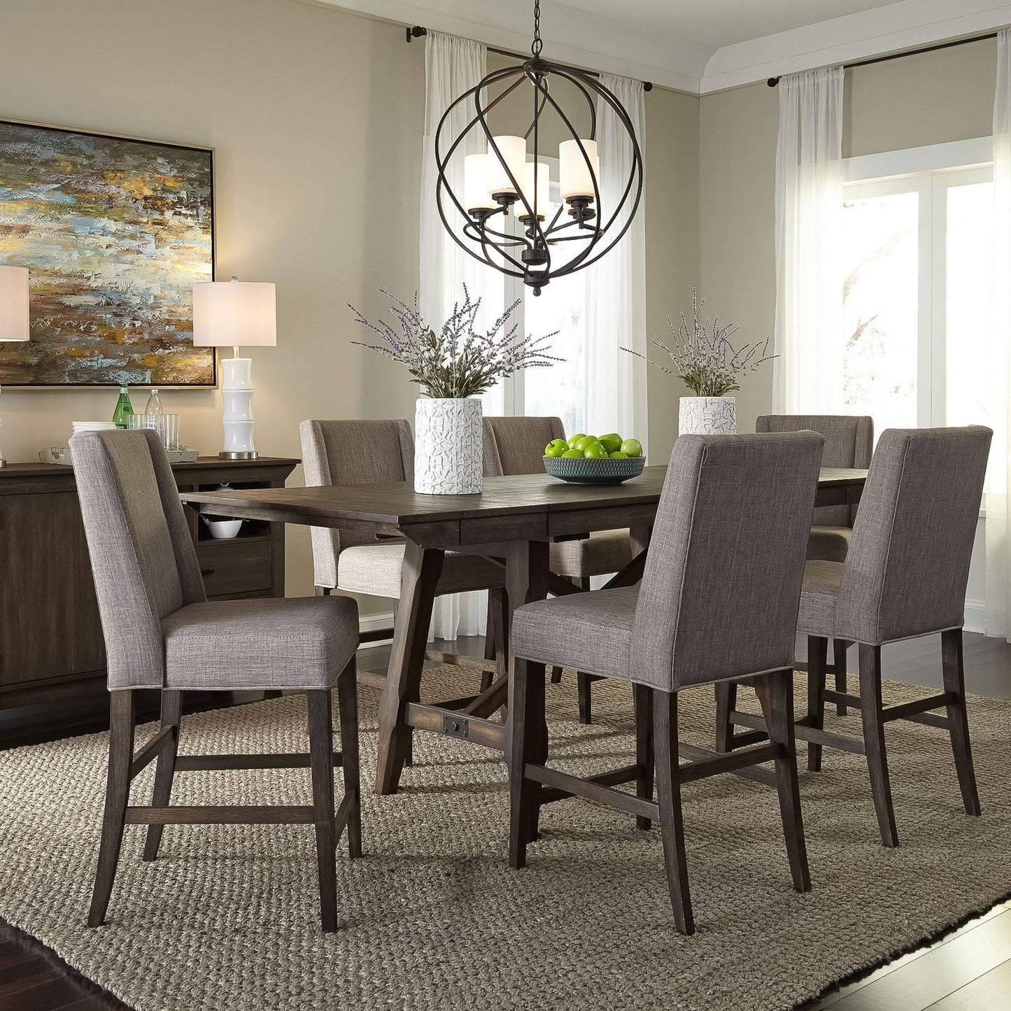 Opt 7 Piece Gathering Table Set