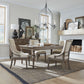 5 Piece Leg Table Set
