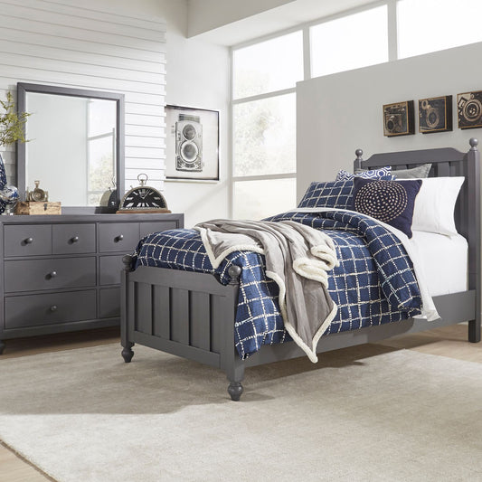 Full Panel Bed, Dresser & Mirror