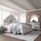King Panel Bed, Dresser & Mirror