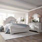 King Panel Bed, Dresser & Mirror, Chest