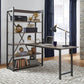 Desk and Bookcase Set