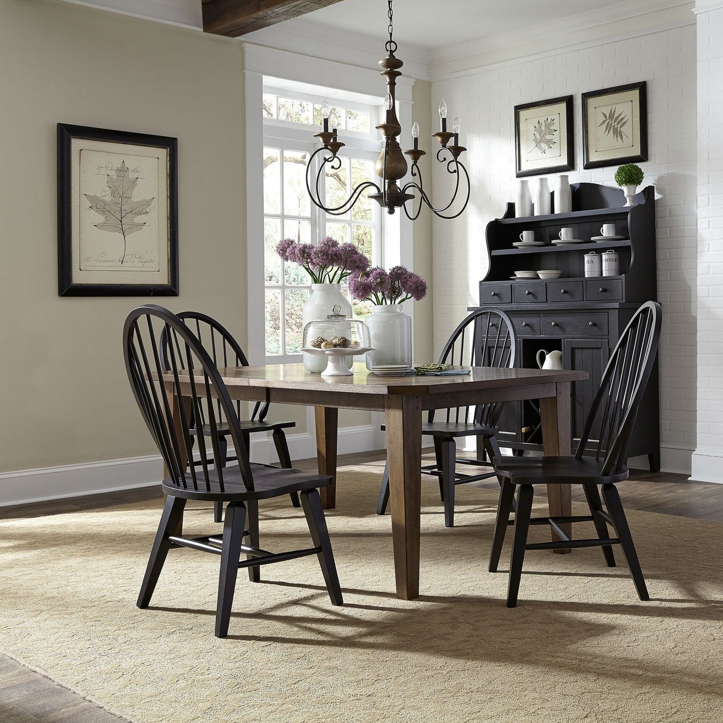 5 Piece Rectangular Table Set