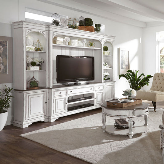 Entertainment Center with Piers