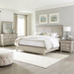 King Panel Bed, Dresser & Mirror, Night Stand