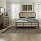 Queen Shelter Bed, Dresser & Mirror