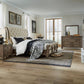 King Sleigh Bed, Dresser & Mirror, Night Stand