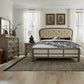 Queen Shelter Bed, Dresser & Mirror, Night Stand