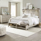 Queen Mantle Storage Bed, Dresser & Mirror